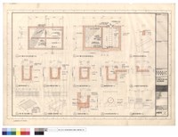 藏品(地下蓄水池、陰井、水溝平面、剖面詳圖)的圖片