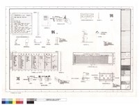 藏品(醫師姓名活動片、別面詳圖、組合式施工詳圖、(K)大樓總表、側面詳圖、(L)門診時間一覽表、材料詳圖、位置詳圖、施工詳圖、單面組合式電梯間各樓層標示板、單面貼壁式門診別楆示板、單面組合式施工詳圖)的圖片
