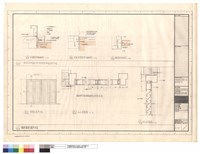 藏品(排煙管道地下室與原建物伸縮縫詳圖、電氣室鋼製百葉門詳圖)的圖片