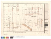藏品(廊道與舊有建築關係平面、卸貨平台及廊道剖面圖、戶外梯詳圖及花台詳圖)的圖片