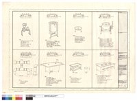 藏品(磨豆漿機、水壓式洗米機、洗米架、蒸汽迴轉鍋、蒸汽罩、瓦斯蒸灶、調味品車(含桶)、瓦斯爐杜)的圖片