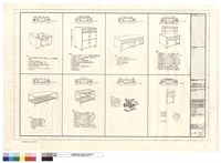 藏品(西餐爐灶、四門式冷凍櫃、工作櫥台抽屜、調理台架抽屜、工作台、魚肉處理槽、絞肉機、球根皮剝機)的圖片