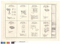 藏品(合成調理機、切肉機(日本製)、餐具消毒櫃(電氣式)、不锈鋼籃子、保溫湯飯桶車、配菜車、蒸汽浸水槽)的圖片