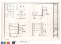 藏品(剖面詳圖、抽屜組標準圖、落地抽屜櫃標準圖、、不锈鋼落地櫃體標準單元立面圖、掛墻藥品櫃)的圖片