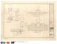 藏品(旗桿台座平面及剖面圖、火炬台立面及平面圖、旗桿接頭詳圖、火炬台詳圖)的圖片