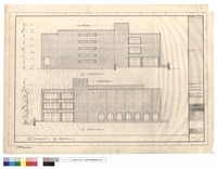 藏品(圖書館東向,西向立面)的圖片