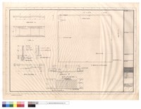 藏品(圍牆平面圖.立面圖, 臨時圍墻剖面圖, 圍牆剖面詳圖, 圍牆配置圖, 臨時水泥板圍牆, 臨時大門平面詳圖, 臨時大門立面圖)的圖片