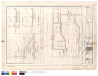 藏品(樓梯剖面圖,演講堂樓梯平面,剖面圖)的圖片
