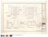 藏品(指揮研究室吸音板詳圖,試唱聽寫練習室吸音板詳圖,参樓控制室吸音板詳圖,多用途練習室.音樂欣賞室牆面吸音材料剖面大樣圖,多用途練習室.音樂欣賞室牆面吸音材料平面詳圖,檜木美術收邊用材詳圖,柱角及樑角吸音板大樣圖)的圖片