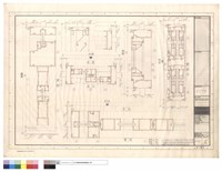 藏品(鋁門窗剖面大樣圖)的圖片