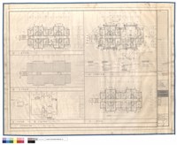 藏品(地下室平面圖,一至三層平面圖,屋頂及水箱平面圖)的圖片