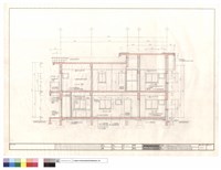 藏品(主任宿舍起居室.廚房.子女臥室及主臥室剖面圖)的圖片