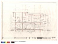 藏品(副主任宿舍起居室.廚房.子女臥室及主臥室剖面圖)的圖片