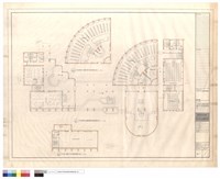 藏品(行政資料大樓壹層.貳層書庫、地下室傢俱配置平面圖)的圖片