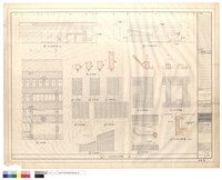 藏品(AB-21(1A,1B)南北向立面索引圖,貼二丁掛立.剖面收邊詳圖)的圖片
