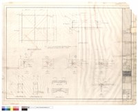 藏品(鋼架各部詳圖(行政棟), RG50, RG51, 乙廊道結構平面)的圖片