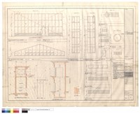 藏品(門窗立面圖D23, W7, W11, W15~W19, W21, 電梯平面.剖面詳圖)的圖片