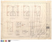 藏品(宿舍單元詳圖, 廚師浴廁平剖面圖)的圖片