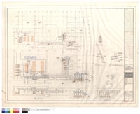 藏品(地下一層及冰水槽配置平面, 空調室及泵浦室設備平面,剖面,冰水槽穿墻水管施工圖)的圖片