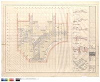 藏品(庭園A區平面圖, 水池.踏步.陰井剖面詳圖)的圖片