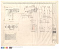 藏品(預鑄式化糞池平面.剖面, 舞台吊幕鋼架平面.剖面, 舞台鐵爬梯立面.平面詳圖)的圖片