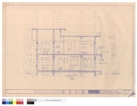 藏品(副主任宿舍起居室.廚房.子女臥室及主臥室剖面圖)的圖片