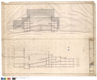 藏品(大禮堂正剖面,大禮堂側剖面)的圖片