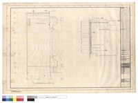 藏品(舞台側面鋼架及吊物系統平,剖面圖)的圖片