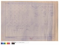 藏品(KEY PLAN OF TRUSS A ANCHOR BOLT FDN,DET'LK2~K6,SEC M-M~N-N,DETIAL