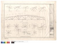 藏品(屋架詳圖(一), MAIN TRUSS 