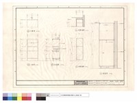 藏品(平面,立面及剖面圖,衣櫃平面,立面圖)的圖片
