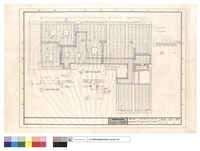 藏品(天花板木吊筋配置圖,日光崁燈燈架大樣圖)的圖片