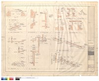 藏品(墻剖面圖,廣場入口樓梯剖面詳圖,地下室窗戶詳圖,水箱爬梯詳圖,通風管詳管,R.C.扶手詳圖,廣場坐席剖面詳圖)的圖片