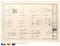 藏品(床頭櫃立面,平面,剖面及大樣圖)的圖片
