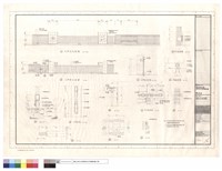 藏品(鐵門正.背立面及大樣詳圖)的圖片
