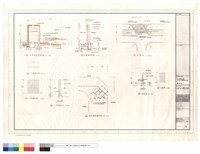 藏品(配置圖,門柱,花臺欄杆,圍墻詳圖)的圖片