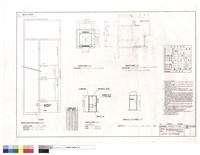 藏品(機械室升降路及機坑剖面圖.升降路.機械室平面圖.乘場.機械室出入口門立面圖.)的圖片