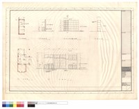 藏品(平.立.剖面圖,辦公室平面圖,更衣室衣櫃立面圖)的圖片