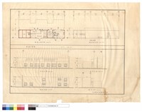 藏品(東南西北向立面,屋塔平面圖,屋塔頂平面)的圖片