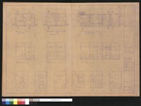 藏品(浴廁平面圖及剖面圖,便盆間平面圖及剖面圖)的圖片