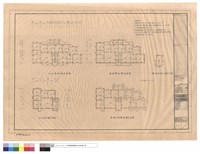藏品(地下室,基礎,一~四層,屋頂,樓梯間結構平面圖)的圖片