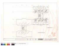 藏品(A棟拾貳層及屋頂突出物壹層排水平面圖)的圖片
