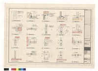 藏品(鐵板門扇骨樑示意圖 鐵門門框詳圖 鐵門門楣詳圖 鐵門門檻詳圖 不鏽鋼板門檻 木門門框詳圖 雙扇門接合詳圖 木門扇開口百葉詳圖 鐵門門楣詳圖 花崗石門檻詳圖 鐵門門框剖面詳圖 鐵門門框詳圖)的圖片