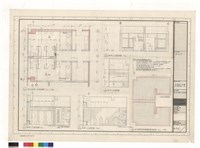 藏品(男女廁所C平面詳圖1/30(三層) 廁所C立面詳圖1/30 男女廁所貼面磚示意平面圖1/30(三層))的圖片