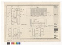 藏品(服務台平面圖 服務台櫥櫃立面圖 服務台櫃枱內側立面圖 服務台剖面圖)的圖片