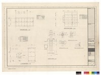 藏品(屋棚結構平面圖 入口雨庇結構平面圖 警衛室鋼架平面圖 柱基腳配筋圖)的圖片