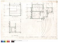 藏品(屋頂層甲樓梯平面詳圖,壹層電梯間平面詳圖,壹層廁所平面詳圖)的圖片