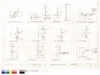 藏品(廁所玻璃磚外墻,平台,排水暗溝,鋁百葉窗及天花,鋁固定窗剖面詳圖,屋頂落水頭,防水詳圖,女兒墻及梁,窗台及梁,女兒墻及窗簷剖面圖,茶水間窗台剖面圖,窗台及窗簷剖面圖,窗台板及樓梯扶手詳圖)的圖片