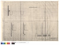 藏品(P.C.C.W.屋頂層平,剖面詳圖)的圖片