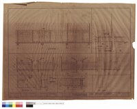 藏品(更衣室剖面,洗手枱詳圖,更衣室坐椅,木門)的圖片